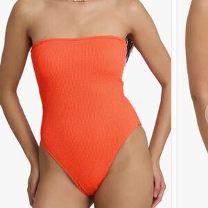 Billabong NWT Summer hi Tully High-Leg One-Piece Swimsuit - Orange
